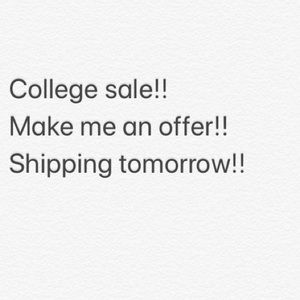 College sale!